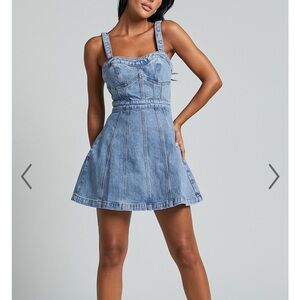 Showpo Estonia Denim Dress